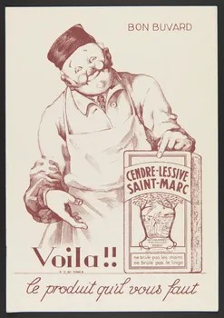 buvard publicitaire Voila !!  le produit qu'il vous faut  CENDRE-LESSIVE  SAINT-MARC 1994.34.588 Photo