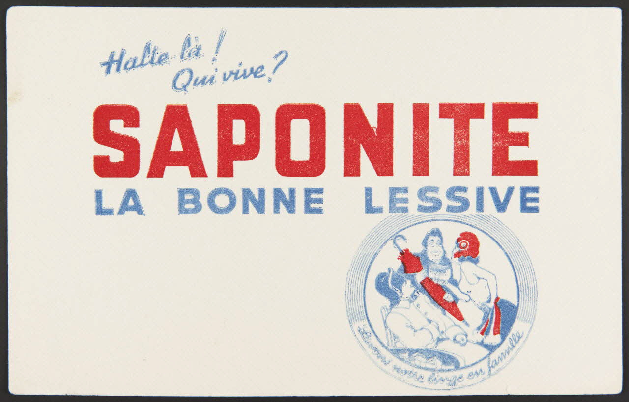 buvard publicitaire SAPONITE  LA BONNE LESSIVE 1994.34.597 Photo