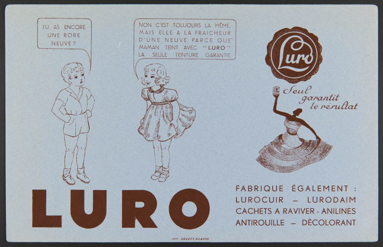 buvard publicitaire LURO 1994.34.608 Photo