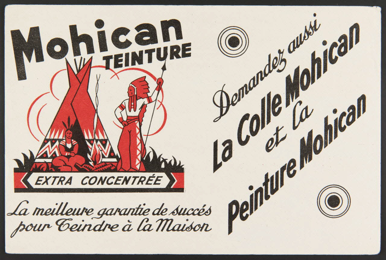 buvard publicitaire Mohican  TEINTURE 1994.34.609 Photo
