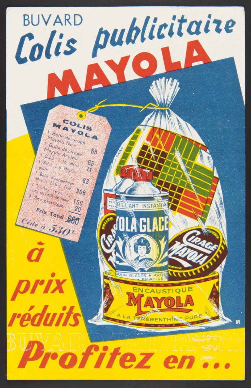 buvard publicitaire Colis publicitaire  MAYOLA 1994.34.614 Photo
