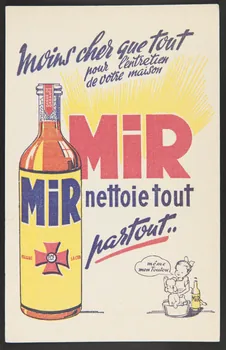 buvard publicitaire Moins cher que tout  pour l'entretien  de votre maison  MIR 1994.34.615 Photo