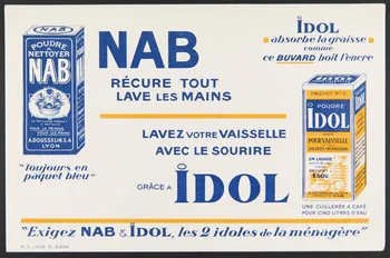 buvard publicitaire NAB  RECURE TOUT  LAVE LES MAINS 1994.34.617  Photo