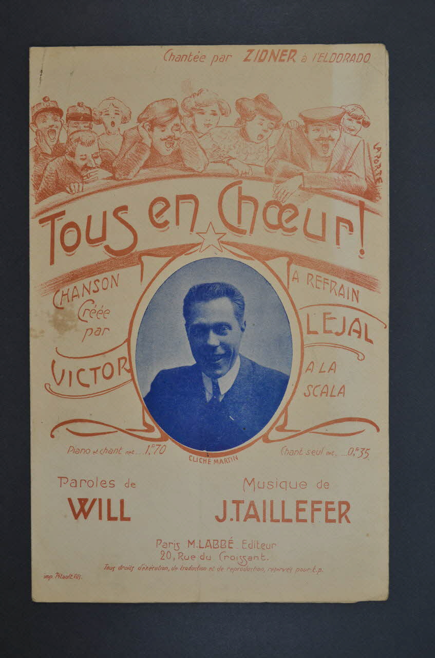 chanson petit format 1965.172.35 Photo Mucem