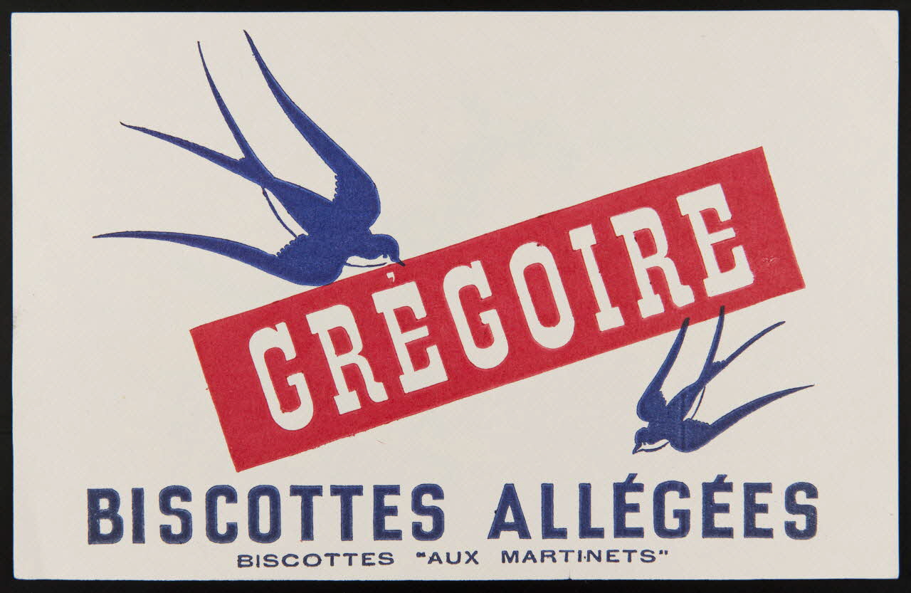 buvard publicitaire GREGOIRE  BISCOTTES ALLEGEES 1994.34.62 Photo
