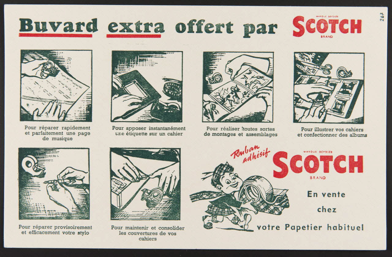 buvard publicitaire Buvard extra offert par SCOTCH 1994.34.625 Photo