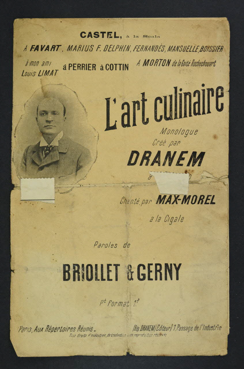 chanson petit format 1966.187.6 Photo Mucem