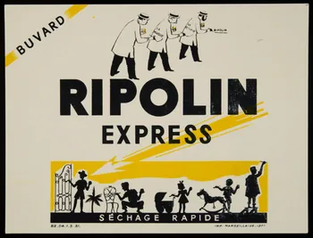 buvard publicitaire RIPOLIN 1994.34.643  Photo
