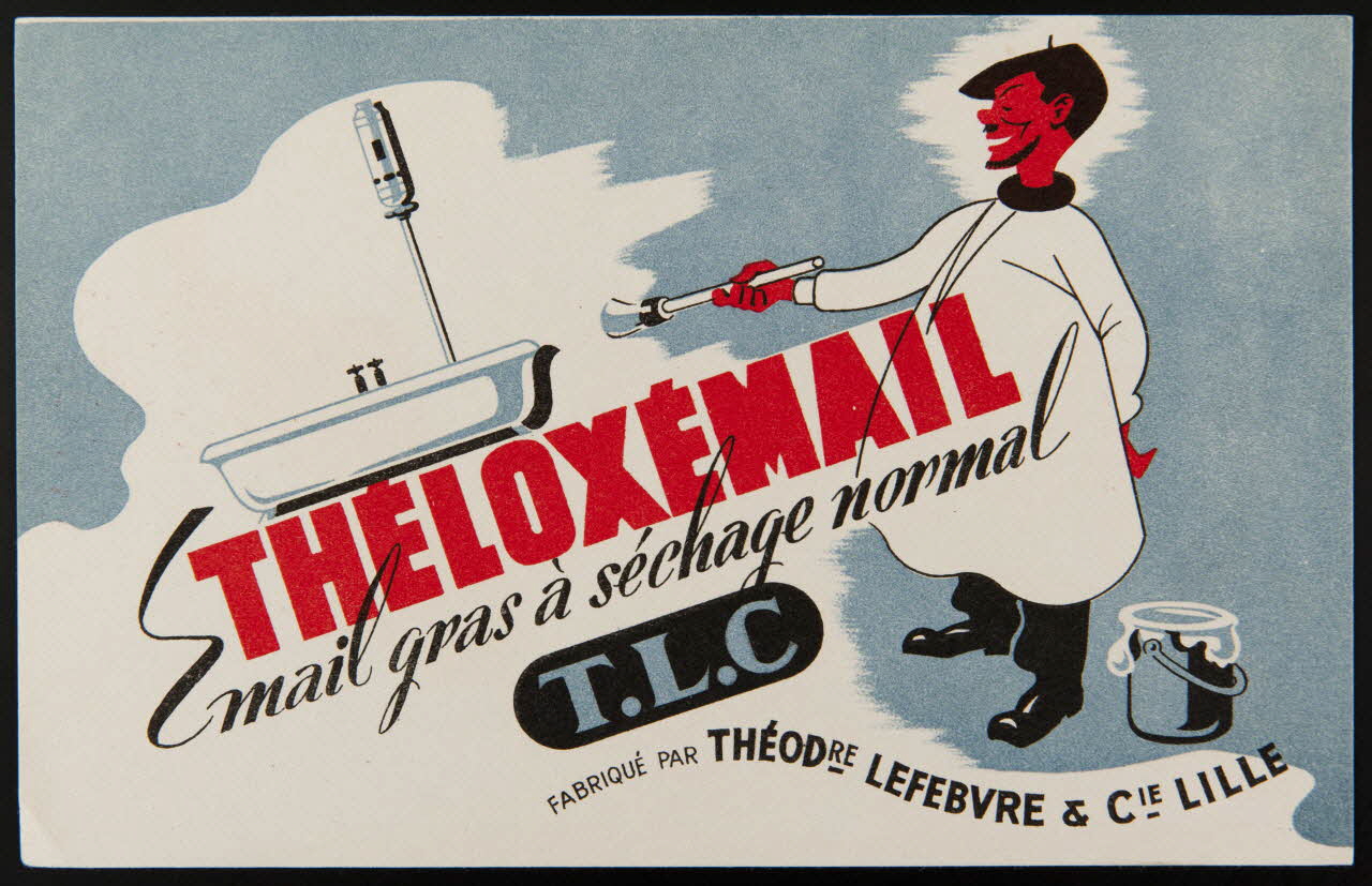 buvard publicitaire THELOXEMAIL  Email gras à séchage normal 1994.34.652 Photo
