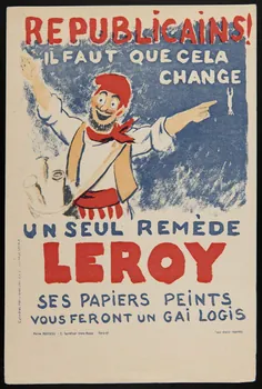 buvard publicitaire REPUBLICAINS !  IL FAUT QUE CELA  CHANGE 1994.34.655 Photo