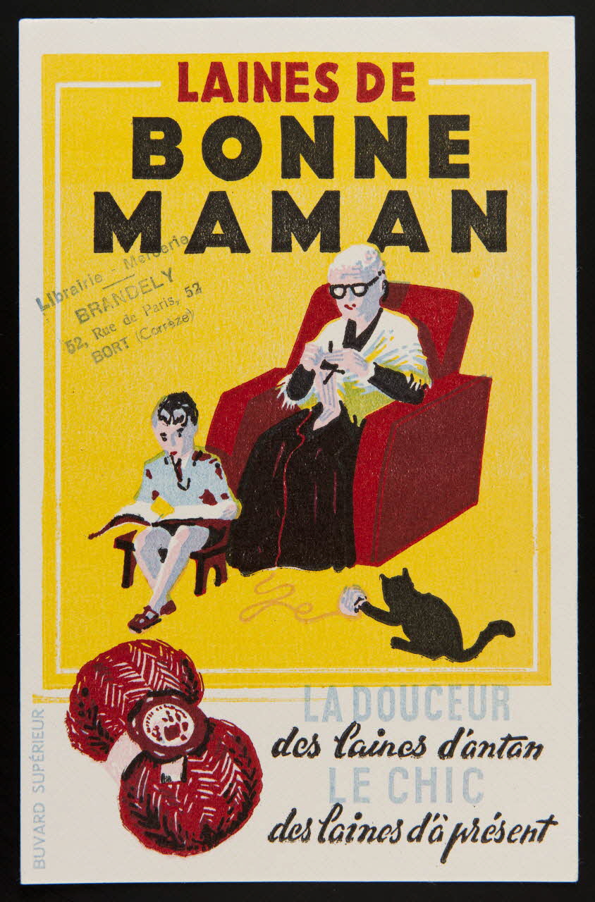buvard publicitaire LAINES DE  BONNE  MAMAN 1994.34.660 Photo