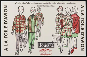 buvard publicitaire A LA TOILE D'AVION 1994.34.662  Photo