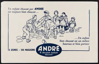 buvard publicitaire ANDRE  le chausseur sachant  chausser ! 1994.34.679  Photo