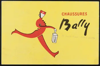 buvard publicitaire CHAUSSURES  Bally 1994.34.680 Photo