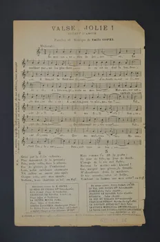 chanson petit format 1965.172.36 Photo Mucem