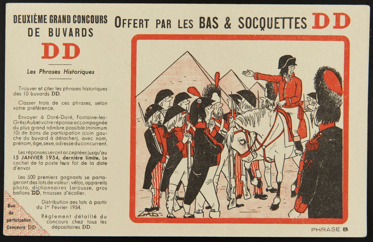 buvard publicitaire BAS & SOCQUETTES DD 1994.34.698 Photo