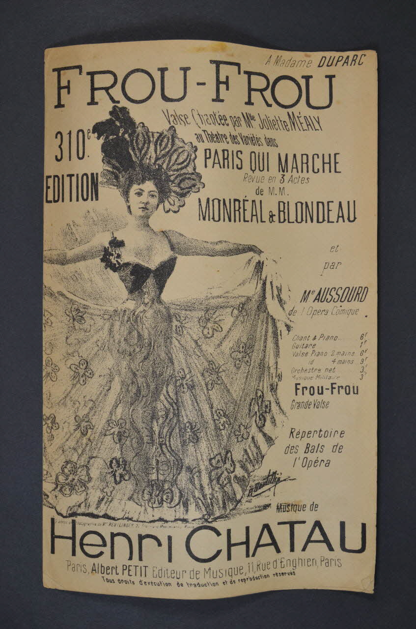 chanson petit format 1965.172.37 Photo Mucem