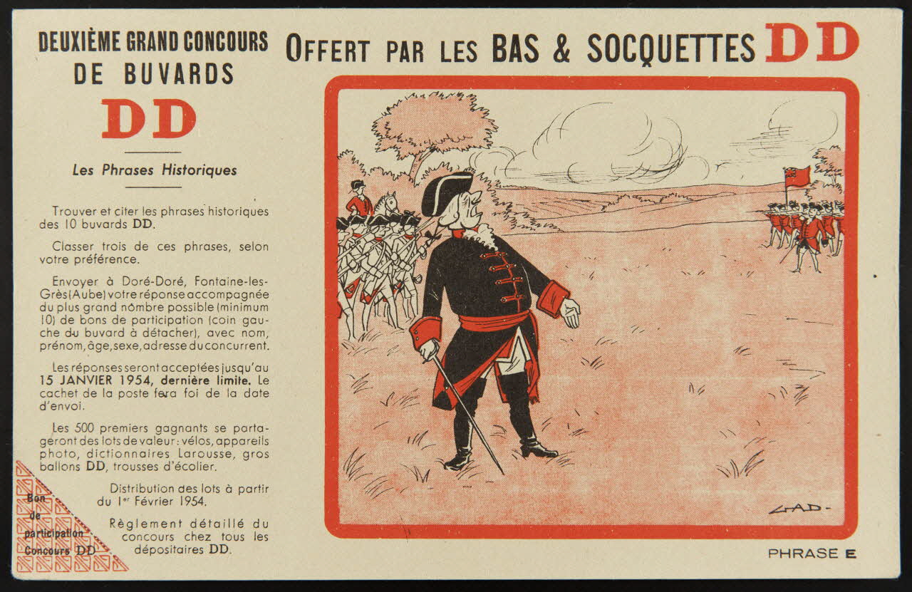 buvard publicitaire BAS & SOCQUETTES DD 1994.34.701 Photo