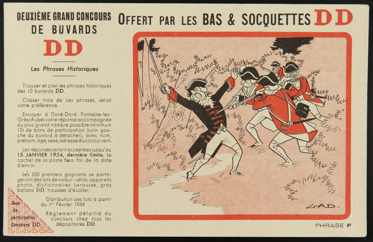 buvard publicitaire BAS & SOCQUETTES DD 1994.34.702 Photo