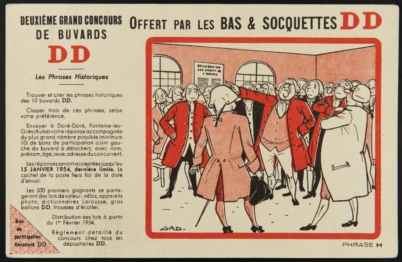 buvard publicitaire BAS & SOCQUETTES DD 1994.34.704 Photo