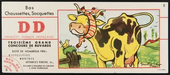 buvard publicitaire Bas  Chaussettes, Socquettes  DD 1994.34.717 Photo