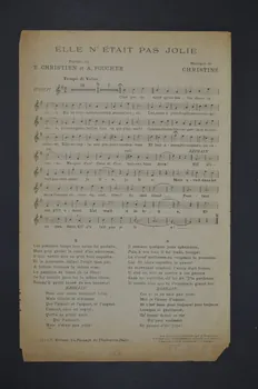 chanson petit format 1966.187.9 Photo Mucem