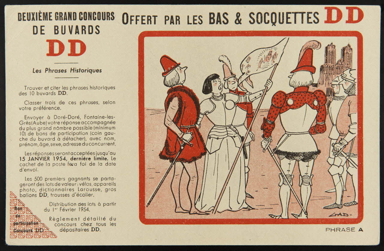 buvard publicitaire BAS & SOCQUETTES DD 1994.34.727 Photo