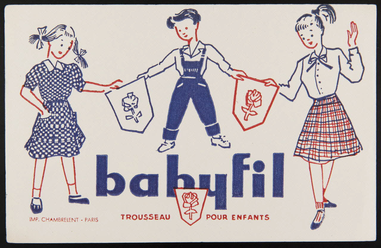 buvard publicitaire babyfil  TROUSSEAU POUR ENFANT 1994.34.730 Photo