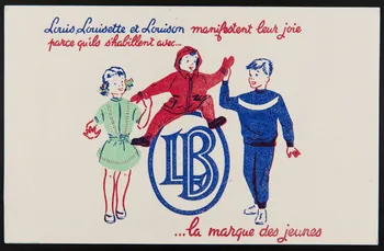 buvard publicitaire LB  ... la marque des jeunes 1994.34.745 Photo