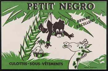 buvard publicitaire PETIT NEGRO 1994.34.755  Photo