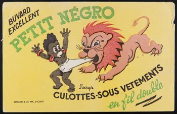 buvard publicitaire PETIT NEGRO 1994.34.757  Photo