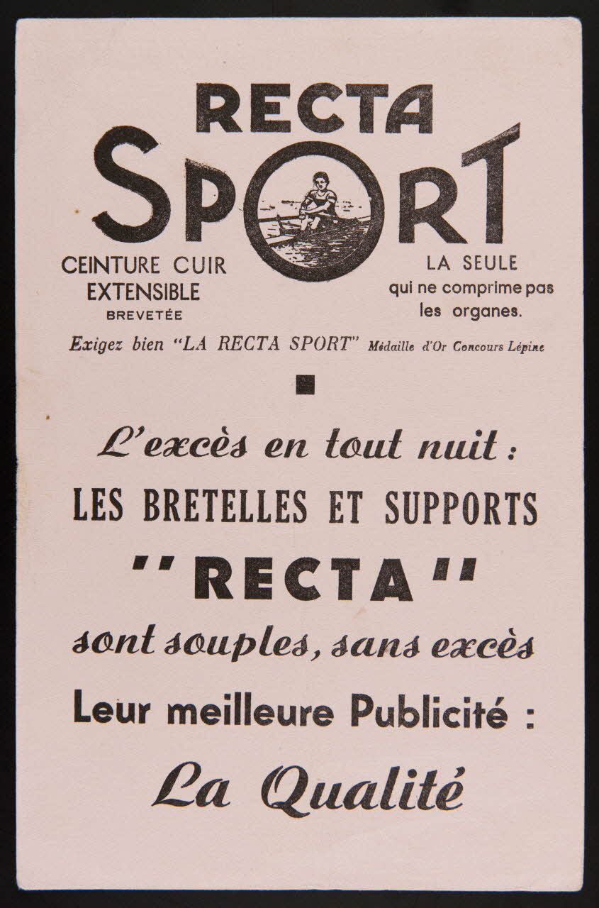buvard publicitaire RECTA  SPORT 1994.34.759 Photo