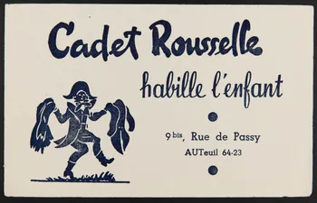 buvard publicitaire Cadet Rouselle 1994.34.779 Photo
