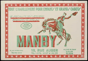 buvard publicitaire MANBY 1994.34.782 Photo