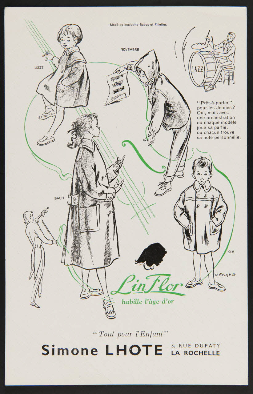 buvard publicitaire "Tout pour l'Enfant"  Simone LHOTE 1994.34.790 Photo