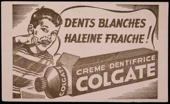 buvard publicitaire COLGATE 1994.34.796  Photo