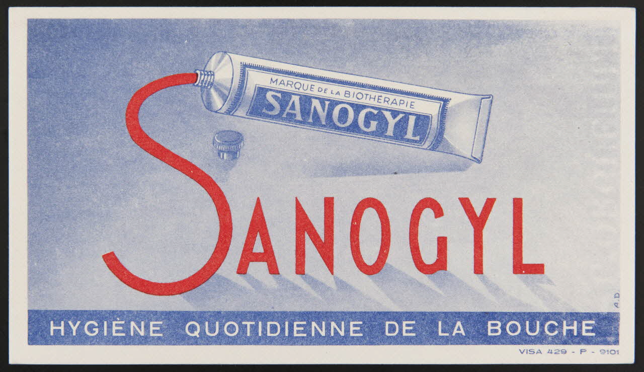 buvard publicitaire SANOGYL  HYGIENE QUOTIDIENNE DE LA BOUCHE 1994.34.798 Photo