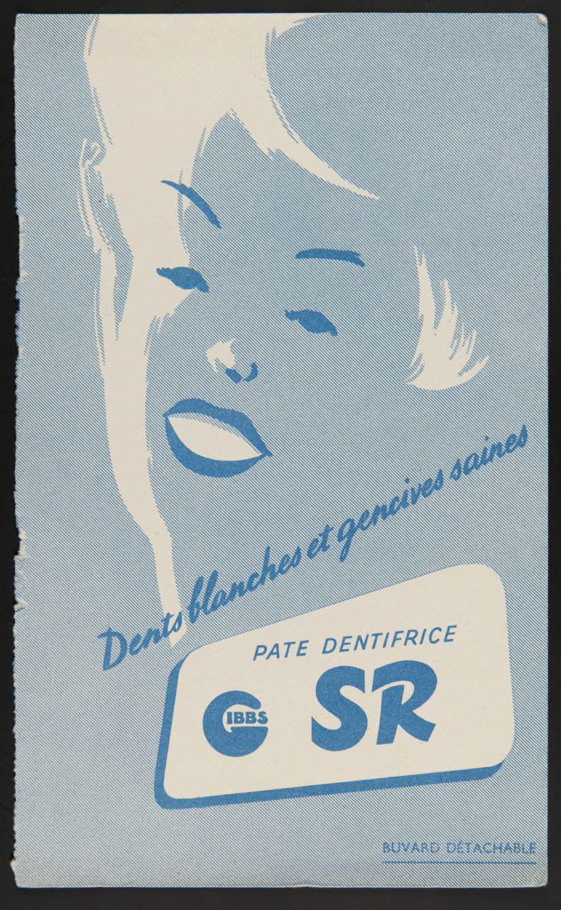 buvard publicitaire Dents blanches et gencives saines  PATE DENTIFRICE  SR 1994.34.799 Photo
