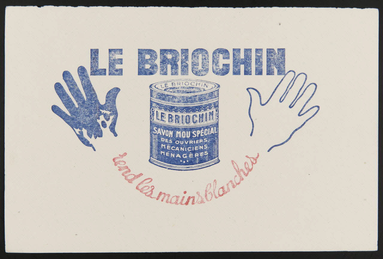 buvard publicitaire LE BRIOCHIN  rend les mains blanches 1994.34.803 Photo