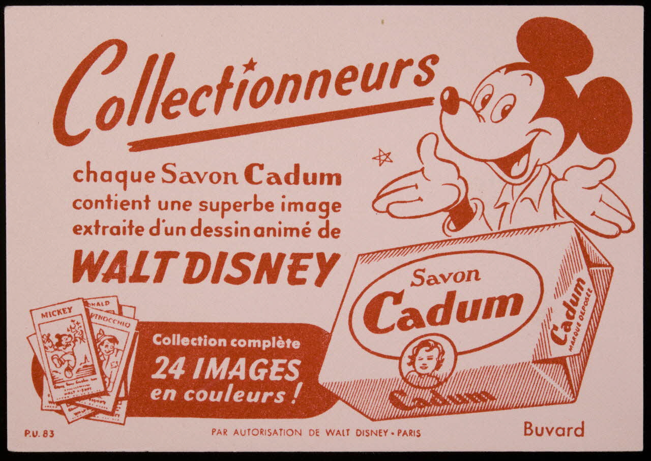 buvard publicitaire Savon  Cadum 1994.34.805 Photo