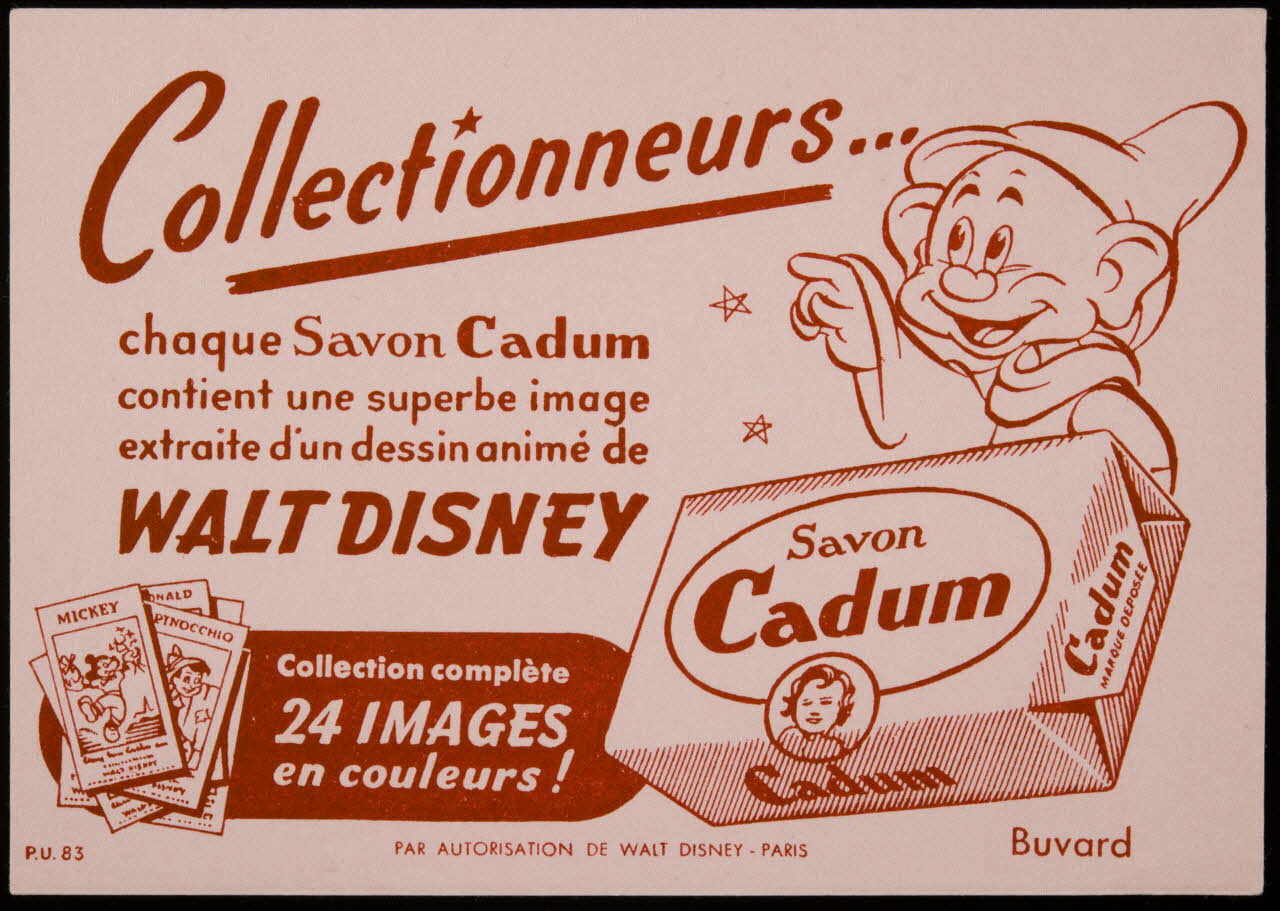 buvard publicitaire Savon  Cadum 1994.34.808 Photo