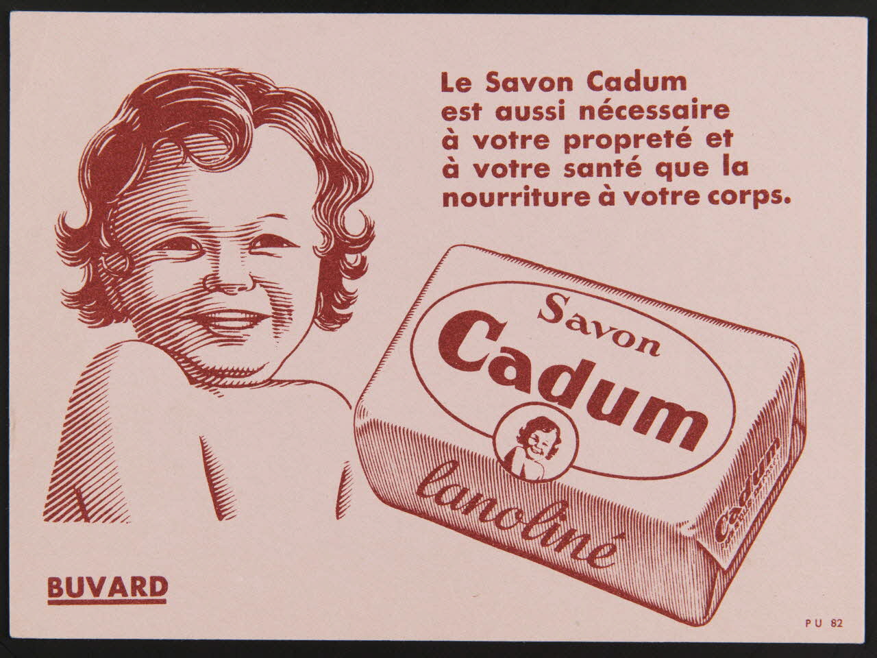 buvard publicitaire Le Savon Cadum 1994.34.809 Photo