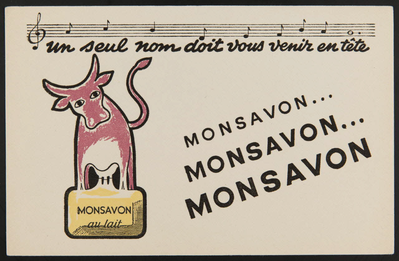 buvard publicitaire Un seul nom doit vous venir en tête  MONSAVON...  MONSAVON...  MONSAVON... 1994.34.810 Photo