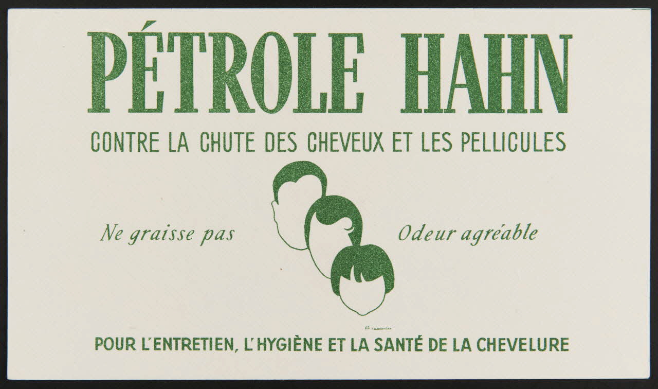 buvard publicitaire PETROLE HAHN  CONTRE LA CHUTE DES CHEVEUX ET LES PELLICULES 1994.34.824 Photo