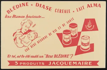 buvard publicitaire 3 PRODUITS JACQUEMAIRE 1994.34.832 Photo