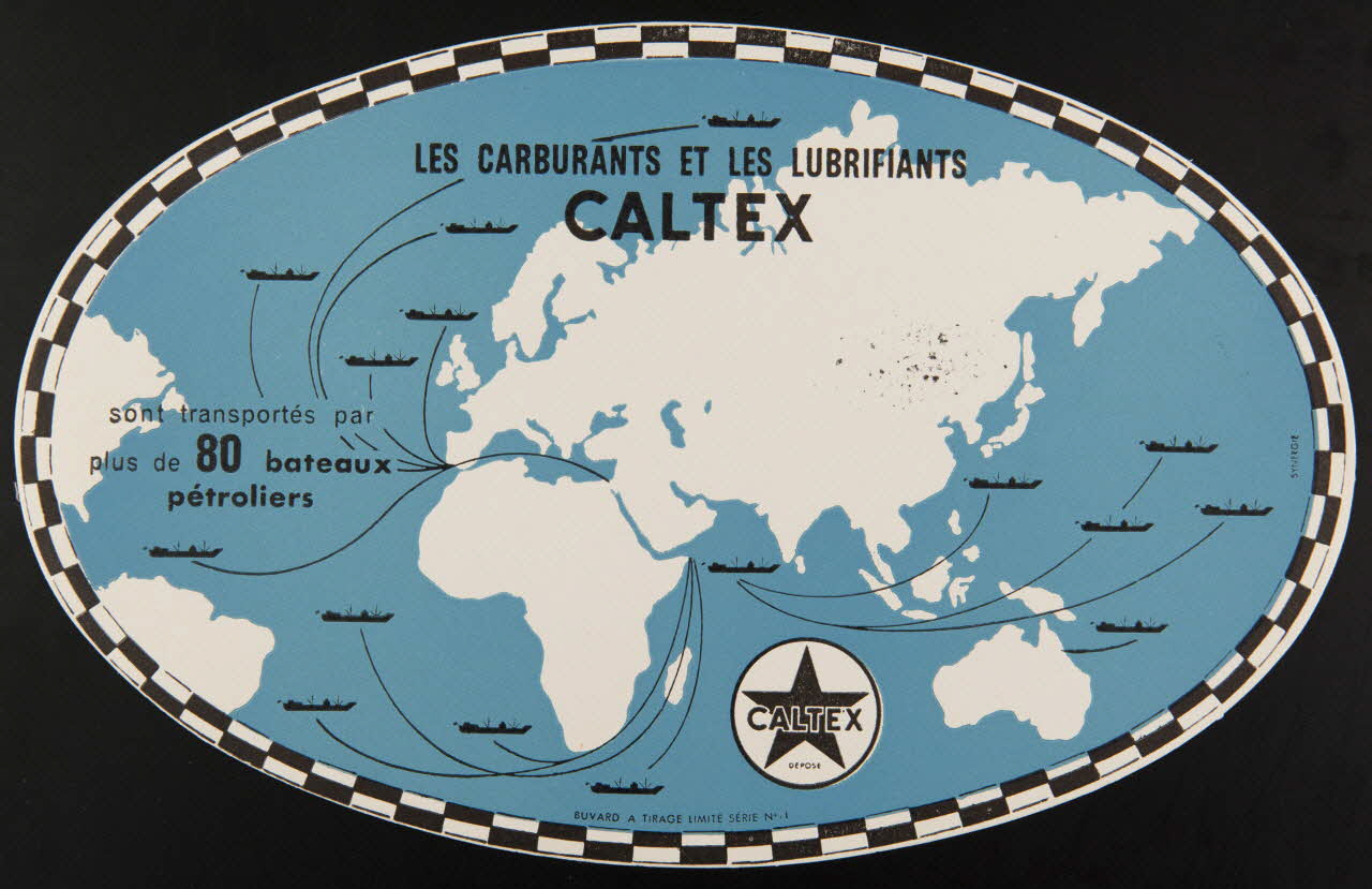 buvard publicitaire LES CARBURANTS ET LES LUBRIFIANTS  CALTEX 1994.34.845 Photo