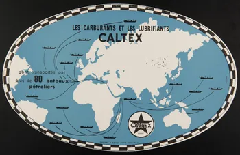 buvard publicitaire LES CARBURANTS ET LES LUBRIFIANTS  CALTEX 1994.34.845  Photo