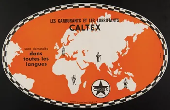 buvard publicitaire LES CARBURANTS ET LES LUBRIFIANTS  CALTEX 1994.34.846  Photo