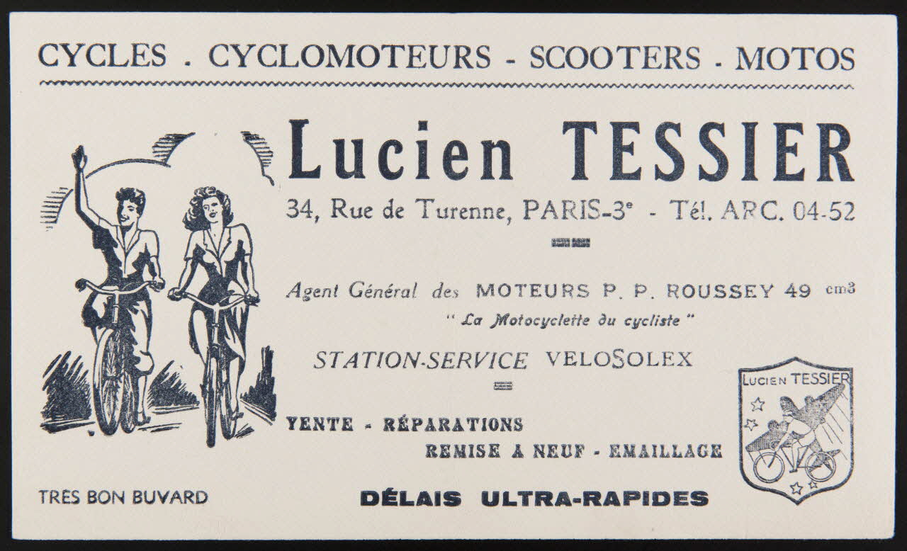 buvard publicitaire CYCLES - CYCLOMOTEURS - SCOOTERS - MOTOS 1994.34.850 Photo