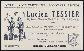 buvard publicitaire CYCLES - CYCLOMOTEURS - SCOOTERS - MOTOS 1994.34.850  Photo